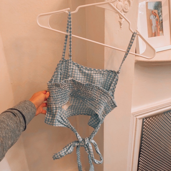 Gingham crop top - Picture 2 of 2